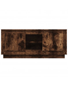 Mobile TV Rovere Fumo 102x35x45 cm in Legno Multistrato