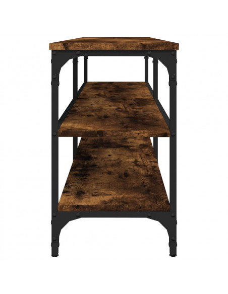 Mobile TV Rovere Fumo 140x30x50 cm in Legno Multistrato