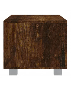 Mobile TV Rovere Fumo 140x40,5x35 cm in Legno Multistrato