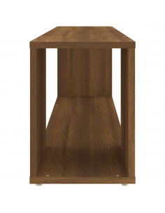 Mobile TV Rovere Marrone 100x24x32 cm in Legno Multistrato