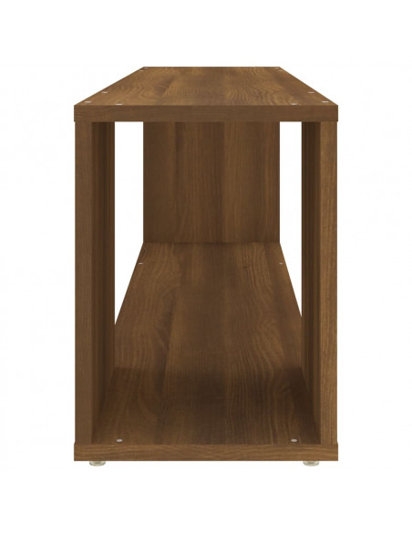 Mobile TV Rovere Marrone 100x24x32 cm in Legno Multistrato