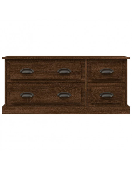 Mobile TV Rovere Marrone 100x35,5x45 cm in Legno Multistrato