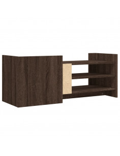 Mobile TV Rovere Marrone 100x35x40 cm in Legno Multistrato