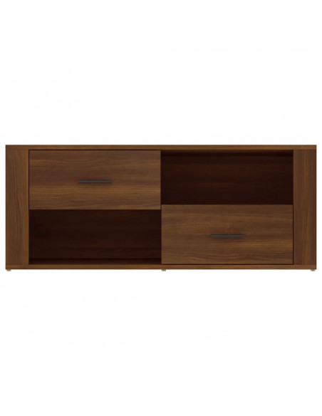 Mobile TV Rovere Marrone 100x35x40 cm in Legno Multistrato