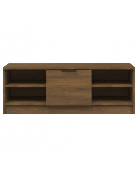 Mobile TV Rovere Marrone 102x35,5x36,5 cm in Legno Multistrato