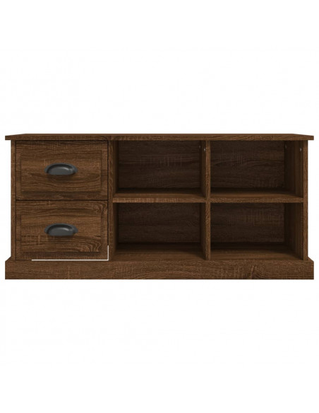 Mobile TV Rovere Marrone 102x35,5x47,5 cm in Legno Multistrato