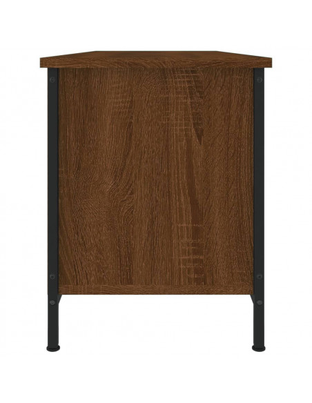 Mobile TV Rovere Marrone 102x35x45 cm in Legno Multistrato