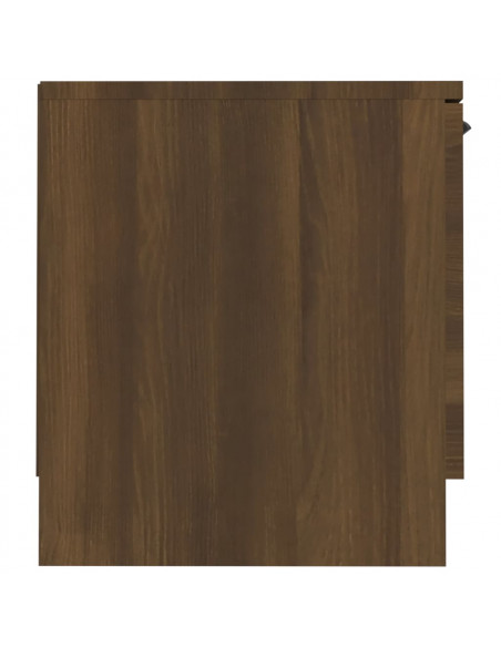 Mobile TV Rovere Marrone 140x35x40 cm in Legno Multistrato