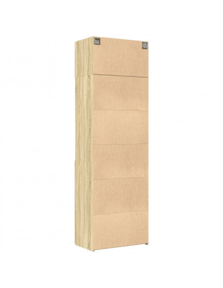 Armadietto Rovere Sonoma 70x42,5x225 cm in Truciolato