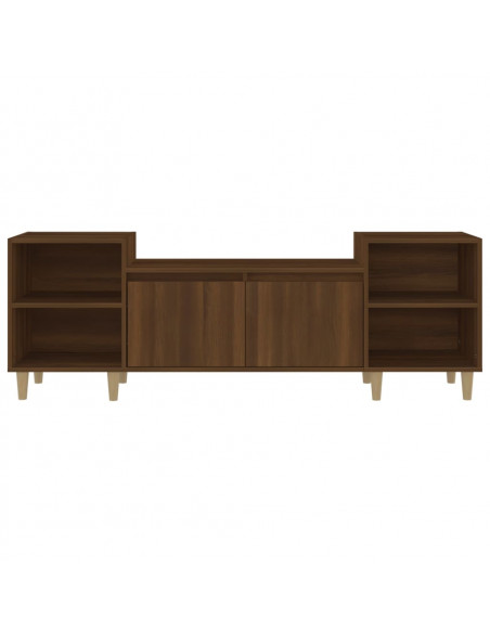 Mobile TV Rovere Marrone 160x35x55 cm in Legno Multistrato