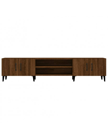Mobile TV Rovere Marrone 180x31,5x40 cm in Legno Multistrato