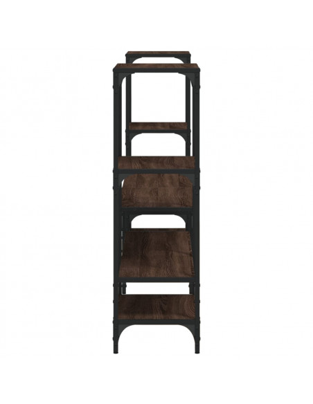 Mobile TV Rovere Marrone 206,5x28,5x95 cm in Legno Multistrato
