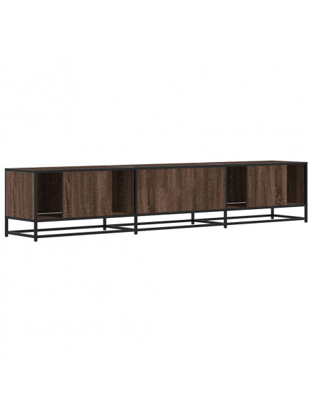 Mobile TV Rovere Marrone 210x35x41 cm in Truciolato