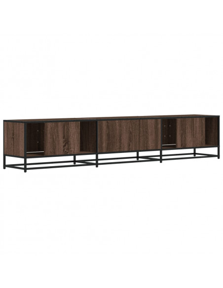 Mobile TV Rovere Marrone 210x35x41 cm in Truciolato