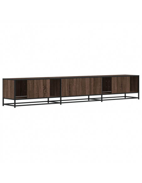 Mobile TV Rovere Marrone 240x35x41 cm in Legno Multistrato
