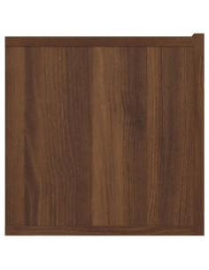 Mobile TV Rovere Marrone 80x30x30 cm Legno Multistrato