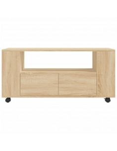 Mobile TV Rovere Sonoma 102x34,5x43 cm in Legno Multistrato