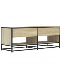 Mobile TV Rovere Sonoma 120,5x40x46cm Legno Multistrato Metallo