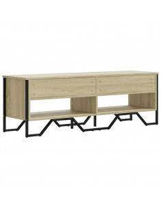 Mobile TV Rovere Sonoma 122x34x41 cm in Legno Multistrato