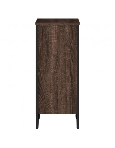 Libreria Rovere Marrone 50x31x74,5 cm in Legno Multistrato