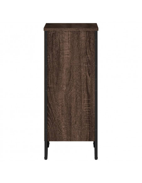 Libreria Rovere Marrone 50x31x74,5 cm in Legno Multistrato