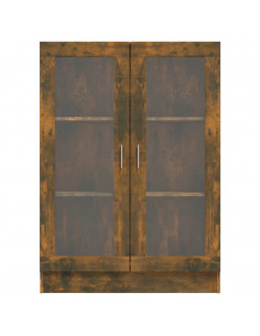 Mobile Vetrina Rovere Fumo 82,5x30,5x115cm in Legno Multistrato