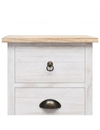 Mobiletto 35x25x87 cm in Legno di Paulownia