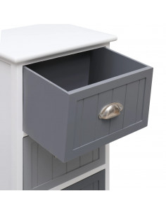 Mobiletto 35x30x90 cm in Legno di Paulownia