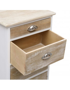 Mobiletto 38x28x86 cm in Legno di Paulownia