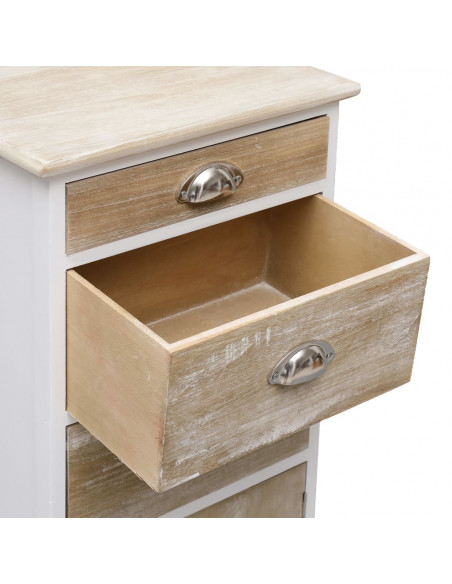 Mobiletto 38x28x86 cm in Legno di Paulownia