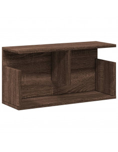 Mobile a Parete 60x20x30 cm Rovere Marrone in Truciolato 2