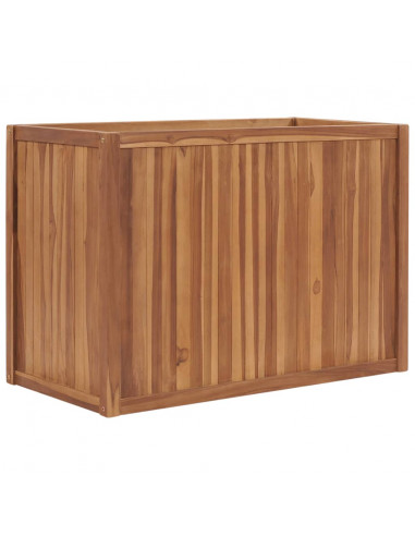 Letto Rialzato 100x50x70 cm in Legno Massello di Teak