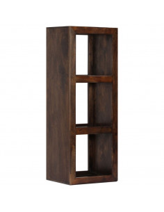 Mobiletto Consolle in Legno Massello di Acacia 40x30x110 cm