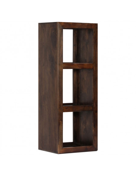 Mobiletto Consolle in Legno Massello di Acacia 40x30x110 cm