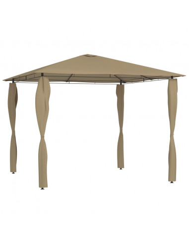Gazebo con Montanti Rivestiti 3x3x2,6 m Talpa 160 g/m²