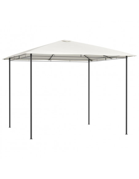 Gazebo 3x3x2,6 m Crema 160 g/m²