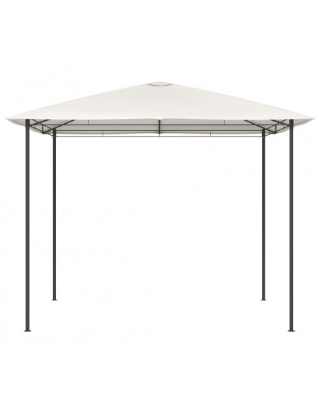 Gazebo 3x3x2,6 m Crema 160 g/m²