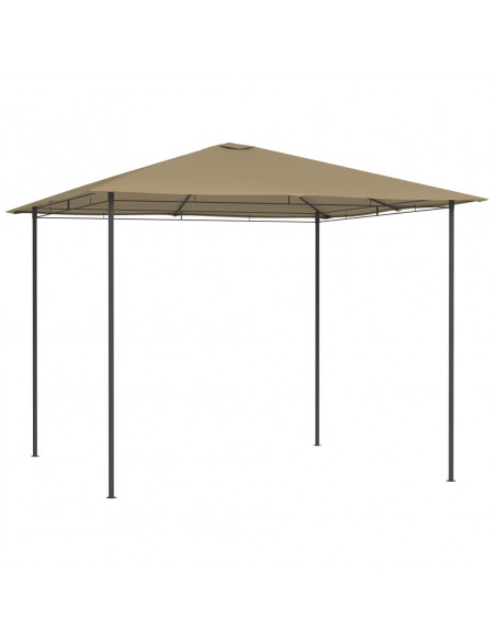Gazebo 3x3x2,6 m Grigio Talpa 160 g/m²