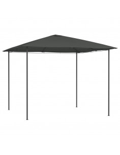 Gazebo 3x3x2,6 m Antracite 160 g/m² 2