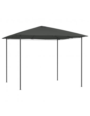 Gazebo 3x3x2,6 m Antracite 160 g/m²