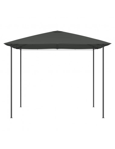 Gazebo 3x3x2,6 m Antracite 160 g/m²