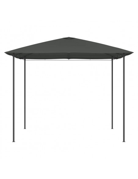 Gazebo 3x3x2,6 m Antracite 160 g/m²