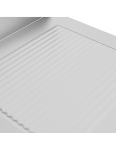 Mobiletto da Cucina Commerciale con Gocciolatoio Acciaio Inox