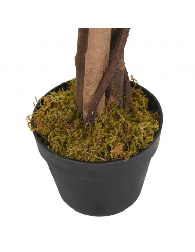 Glicine Artificiale 1470 Foglie 200 cm Verde e Bianco