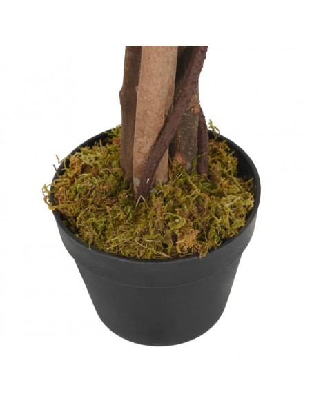 Glicine Artificiale 1470 Foglie 200 cm Verde e Bianco