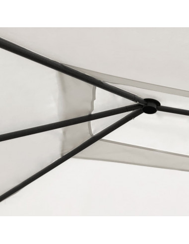 Gazebo 3x6x2,6 m Crema 160 g/m²