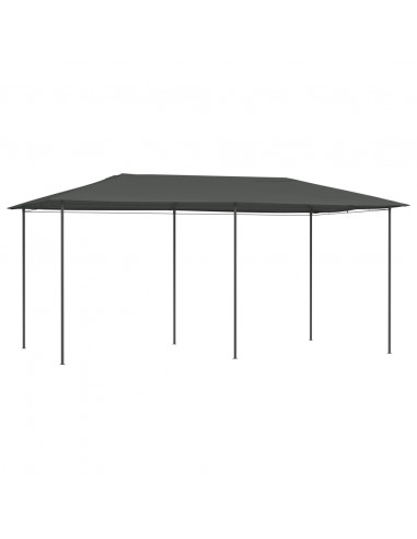 Gazebo 3x6x2,6 m Antracite 160 g/m²