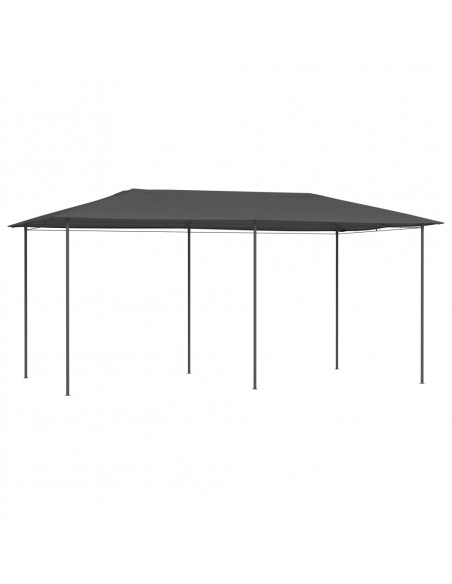 Gazebo 3x6x2,6 m Antracite 160 g/m²