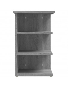 Mobiletto Laterale Grigio Sonoma 35x35x55 cm Legno Multistrato