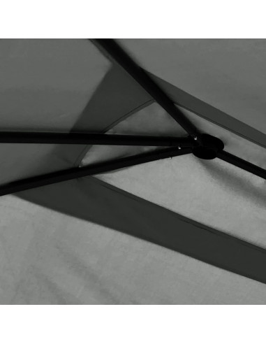 Gazebo 3x6x2,6 m Antracite 160 g/m²